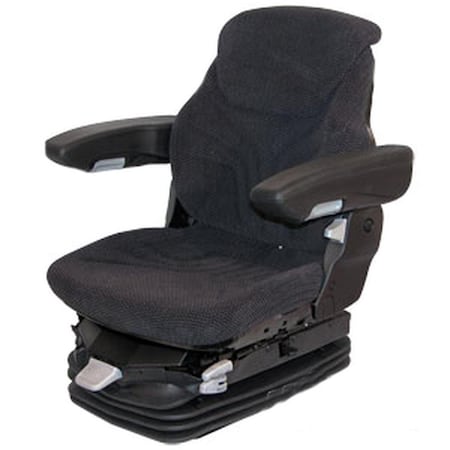 Aftermarket MSG95GGRC-ASSY Grammer Air Ride Charcoal Grey Seat Fits Case-IH Fits Massey Ferg SEQ90-0068